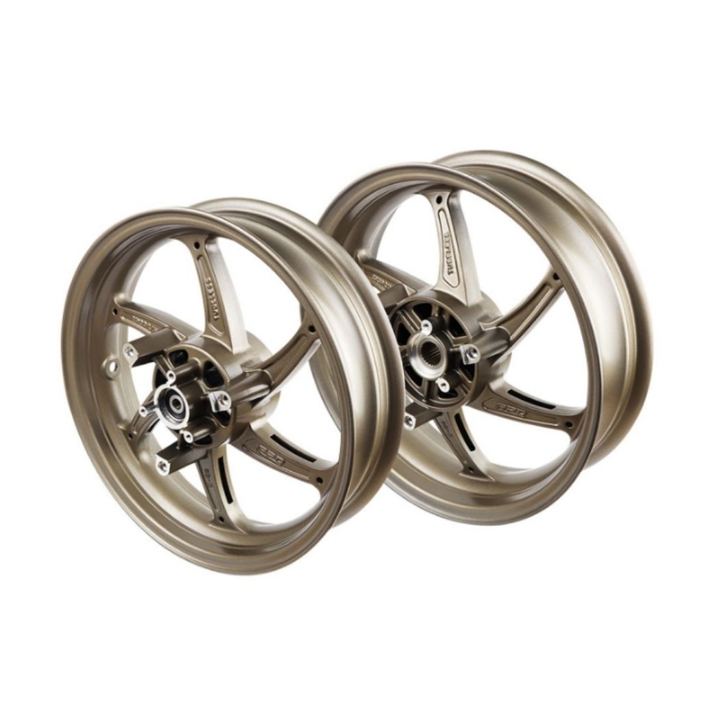 velg motor all new n-max - RPD Velg casting wheel set skyblade BROWN TITANIUM