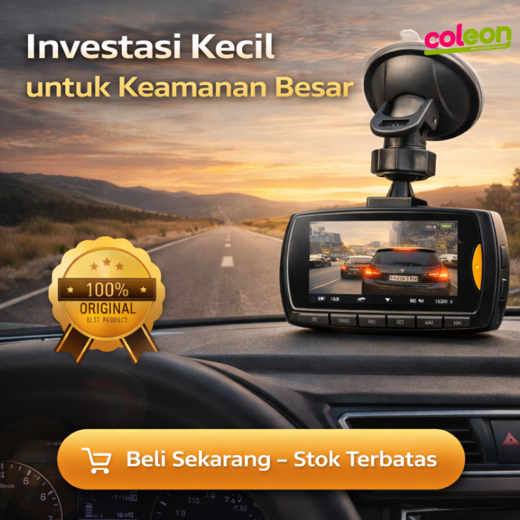 Kamera Dashcam DVR G30 Perekam Vidio Dashboard Mobil Depan Recorder Full HD 1080P 2.7" Car DVR Camer