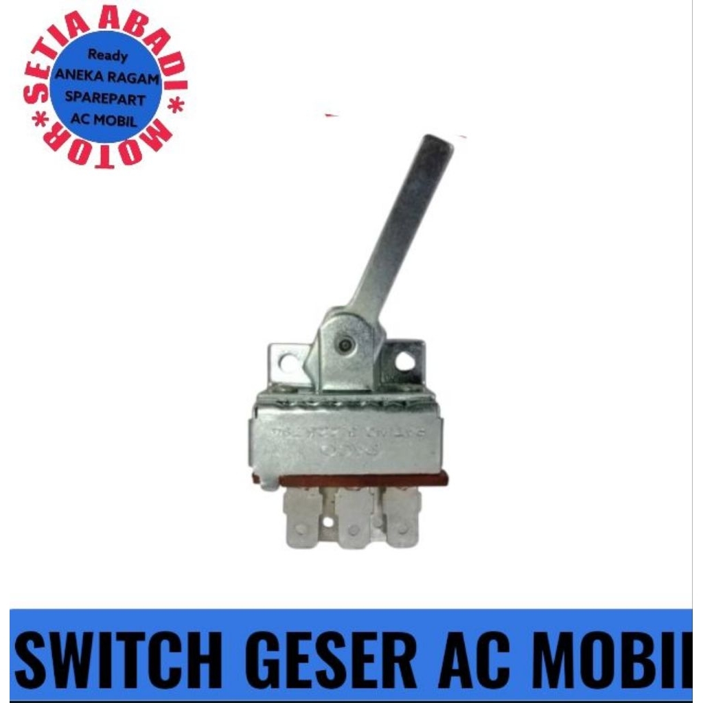 Saklar geser SWITCH AC mobil rubahan pasangan 5 kaki 3 speed