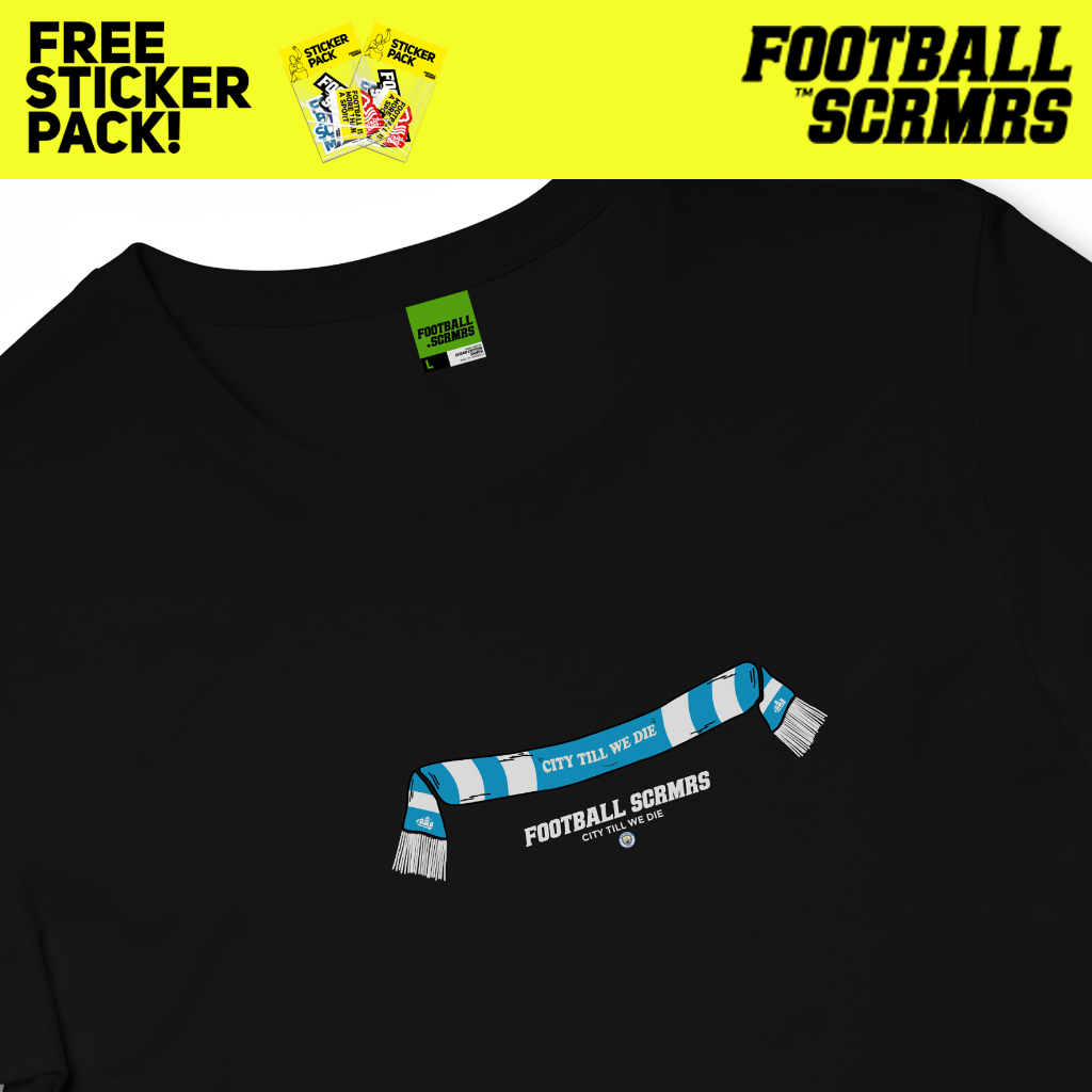 [Intergalactic X Football Screamers] Kaos Bola Manchester City Scarf Black