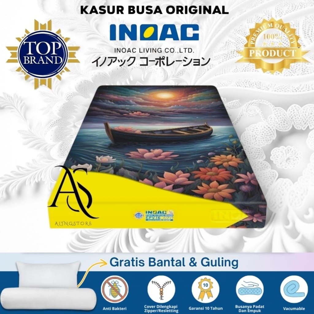TERLARIS Kasur Busa INOAC ORIGINAL EPV Density 16 Garansi 10 Tahun DiJamin Ori100% Nomor 1 Kualitas 