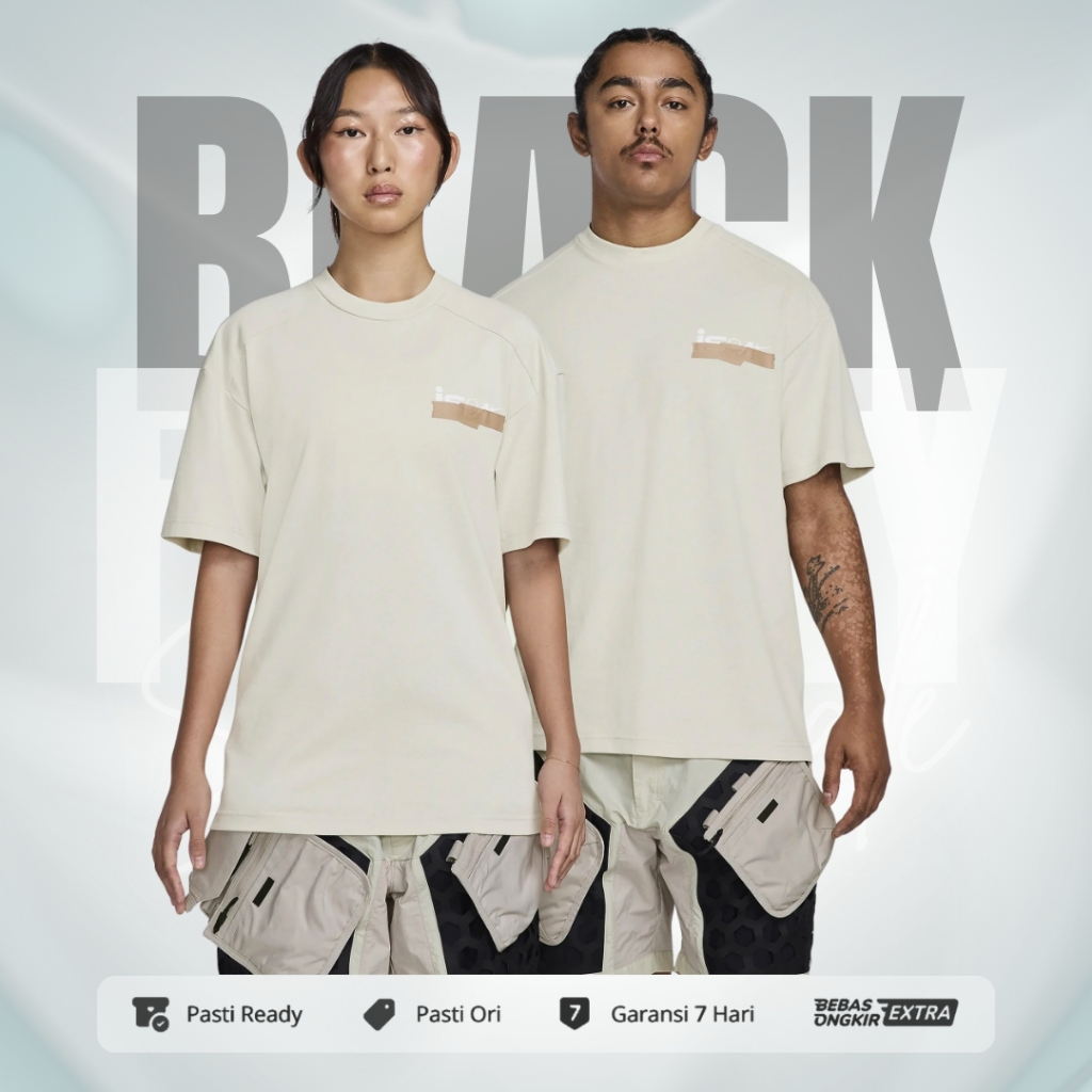 Kaos Nike Original Pria Sportswear NIKE ISPA T-Shirt - Light Bone