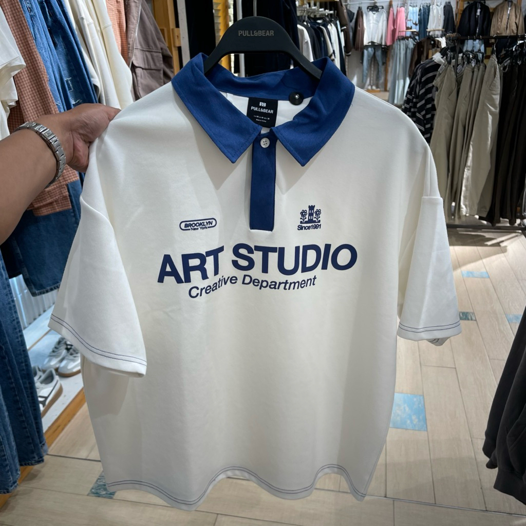 Polo Varsity PULL&BEAR MEN Jastip (jasa titip)