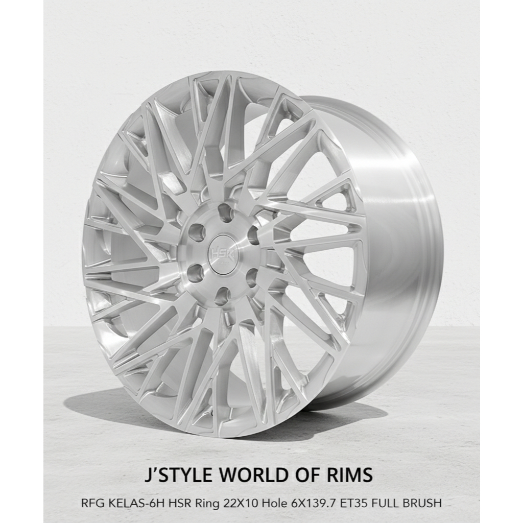 VELG R22 PAJERO, FORTUNER, TRAILBLAZER, EVEREST, DLL HSR RFG KELAS RING 22 X 10 PCD 6X139,7 ET35