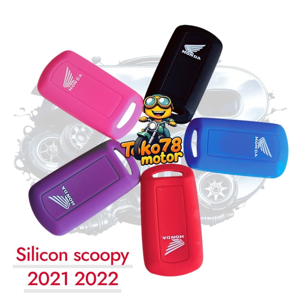 COVER Kunci silicon remote New Scoopy 2021 2022