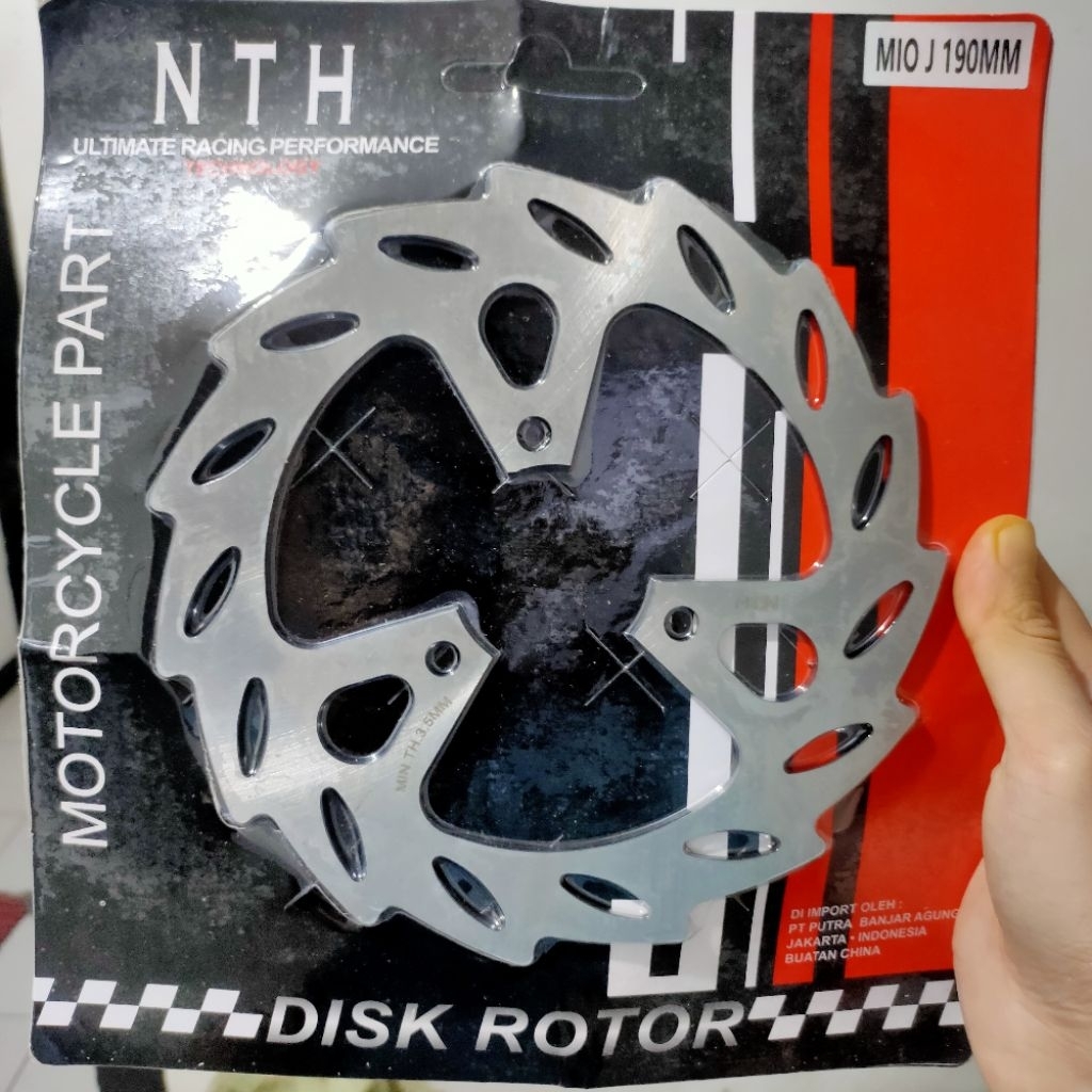 Piringan Disc Cakram Belakang Standar Gerigi Model TDR Mio J Mio M3 SOUL GT X Ride 125 Fino Freego F