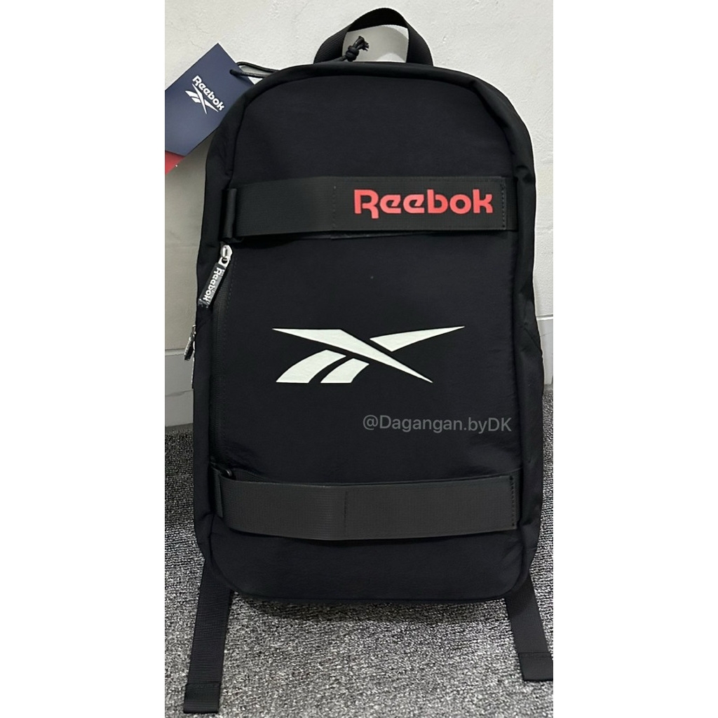 Tas Reebok Backpack Original 100% Full Black