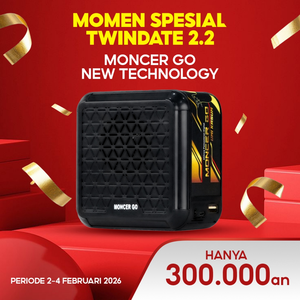 [KHUSUS LIVE] Moncer Go Speaker Pemasteran Burung Teknologi Terbaru