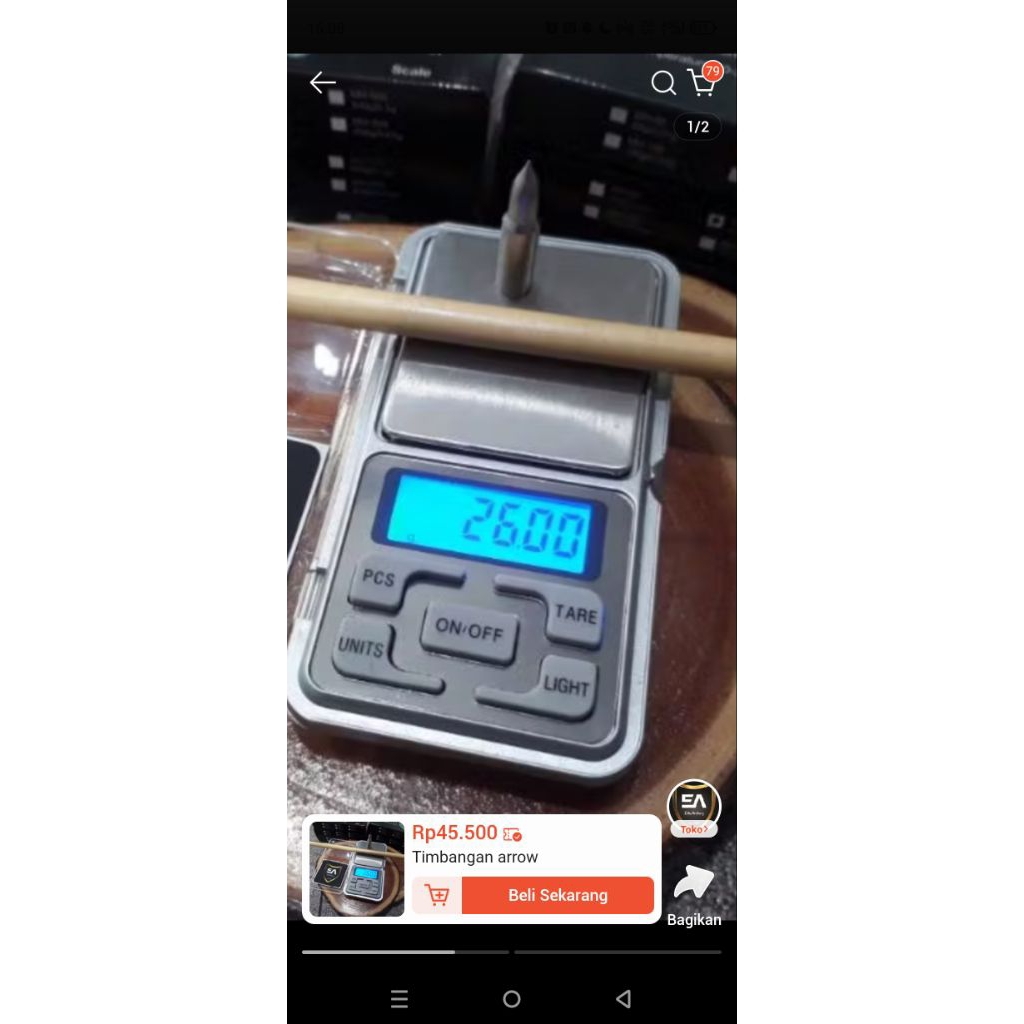 timbangan emas/timbangan