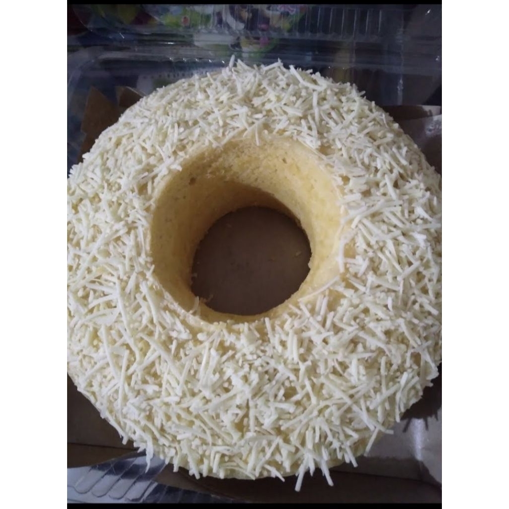 Bolu kukus tape keju tabur, bolu kukus tape keju homemade