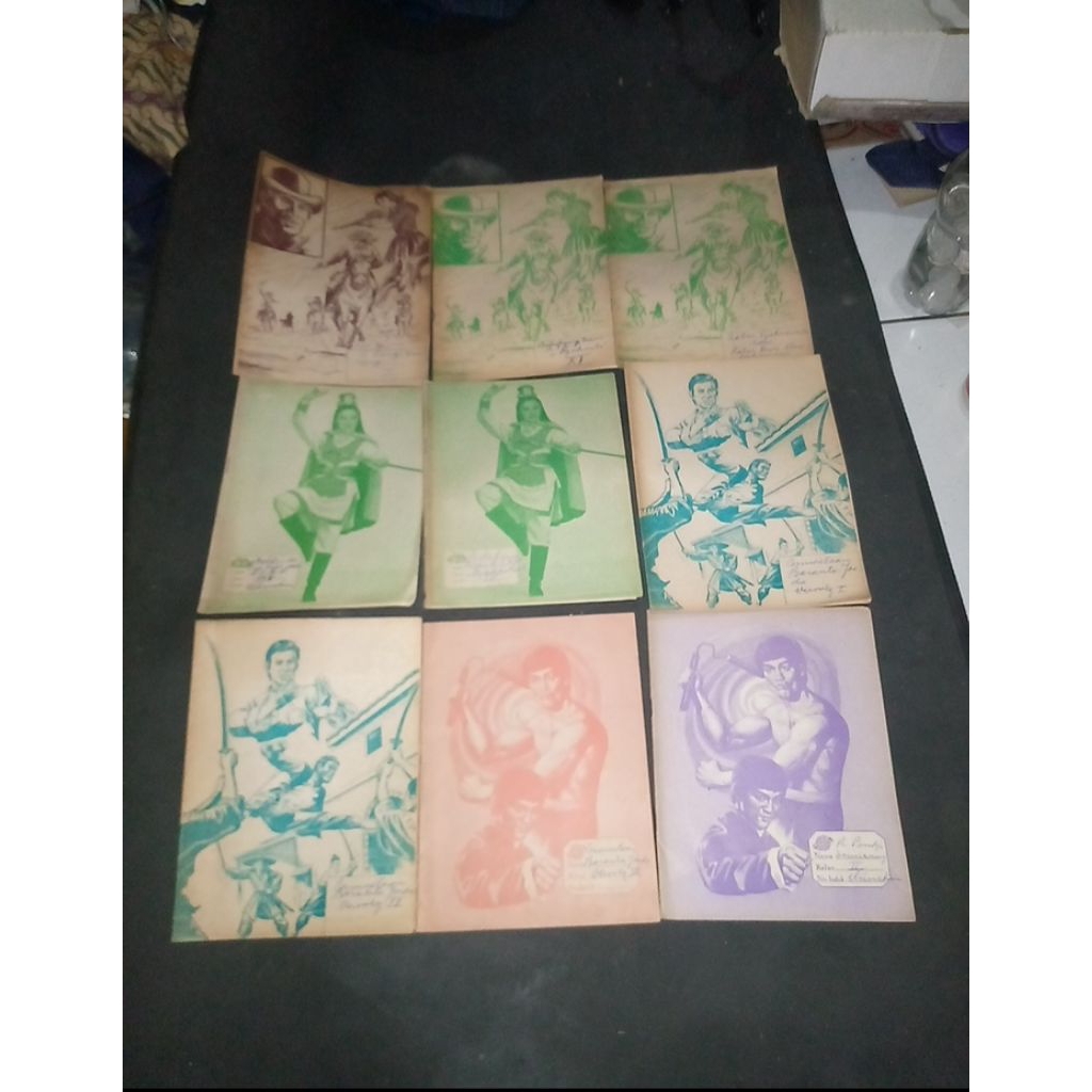 Temuan 9 Buku Tulis Jadul berisi Cerita cerita Pewayangan yang di tulis tangan sama pemiliknya - Mem