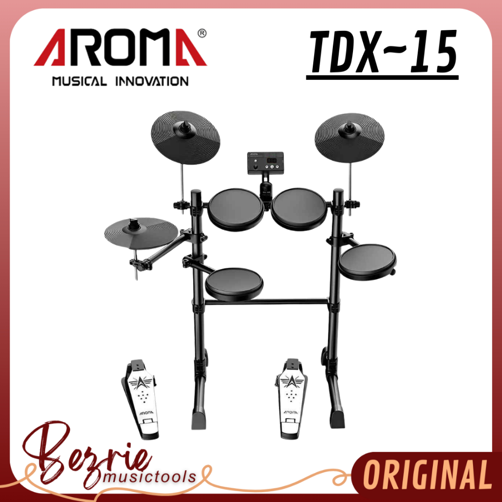 Aroma TDX15 Digital Electronic Drum Kit Drum Elektrik
