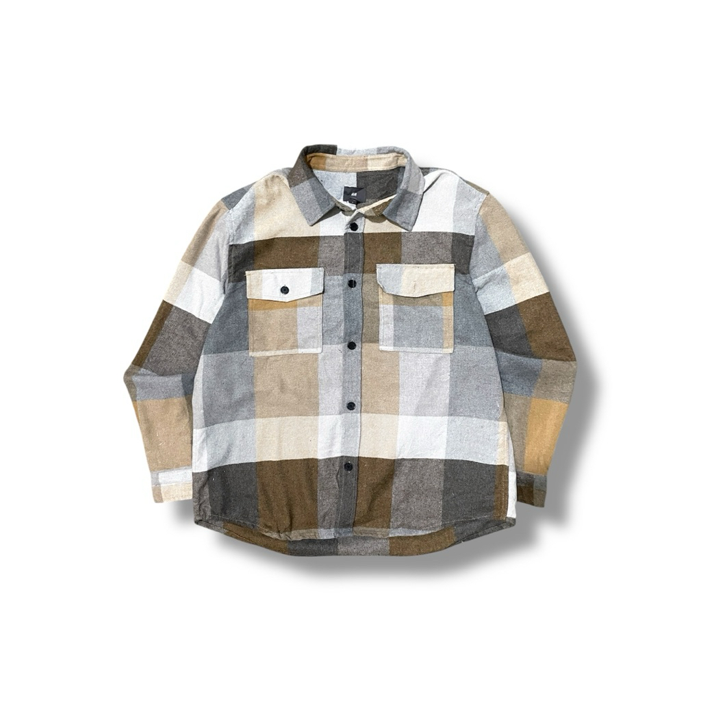Kemeja Shirt H&M Flannel Wool Bekas
