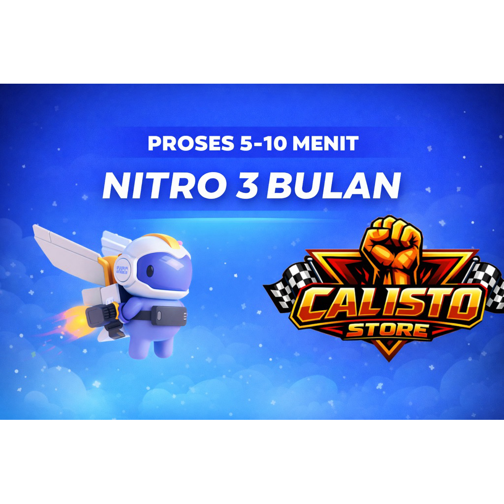NITRO DISCORD 3 BULAN + 2 Booster Server Via Login