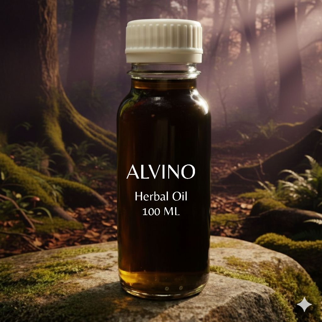 (Privasi Aman) Minyak Oles Daun Tiga Jari Alvino 100% Asli Biak Numfor 100ml