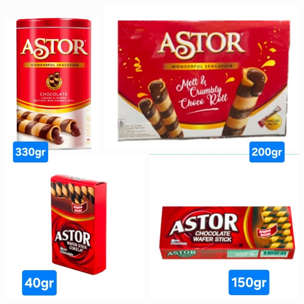 ASTOR wafer stick roll double chocolate