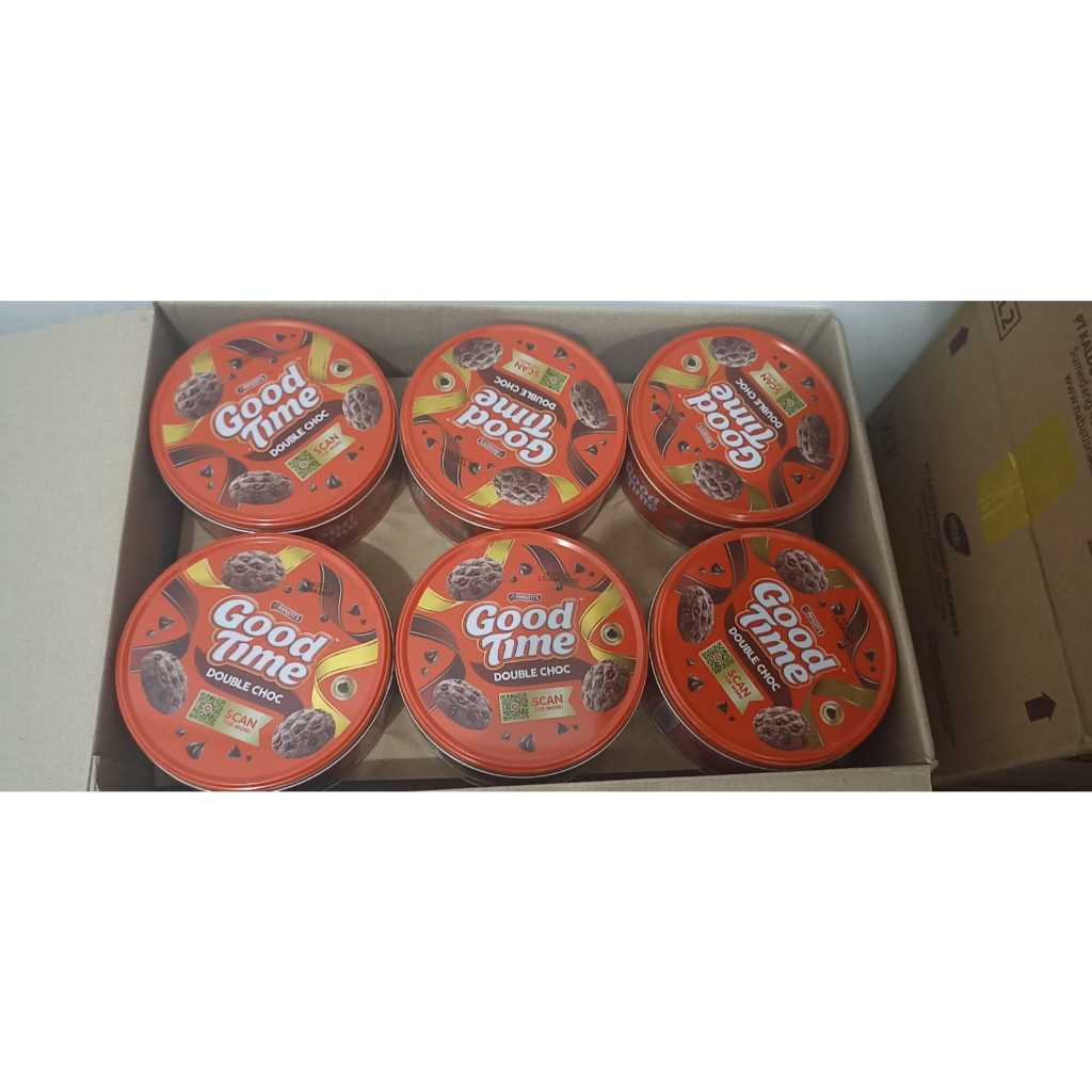 Good Time Kaleng Kecil 133g Snack Makanan Ringan Coklat Sweet 133g