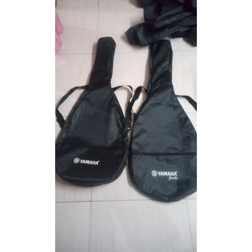 tas gitar jumbo/standar anti air plus gagang samping