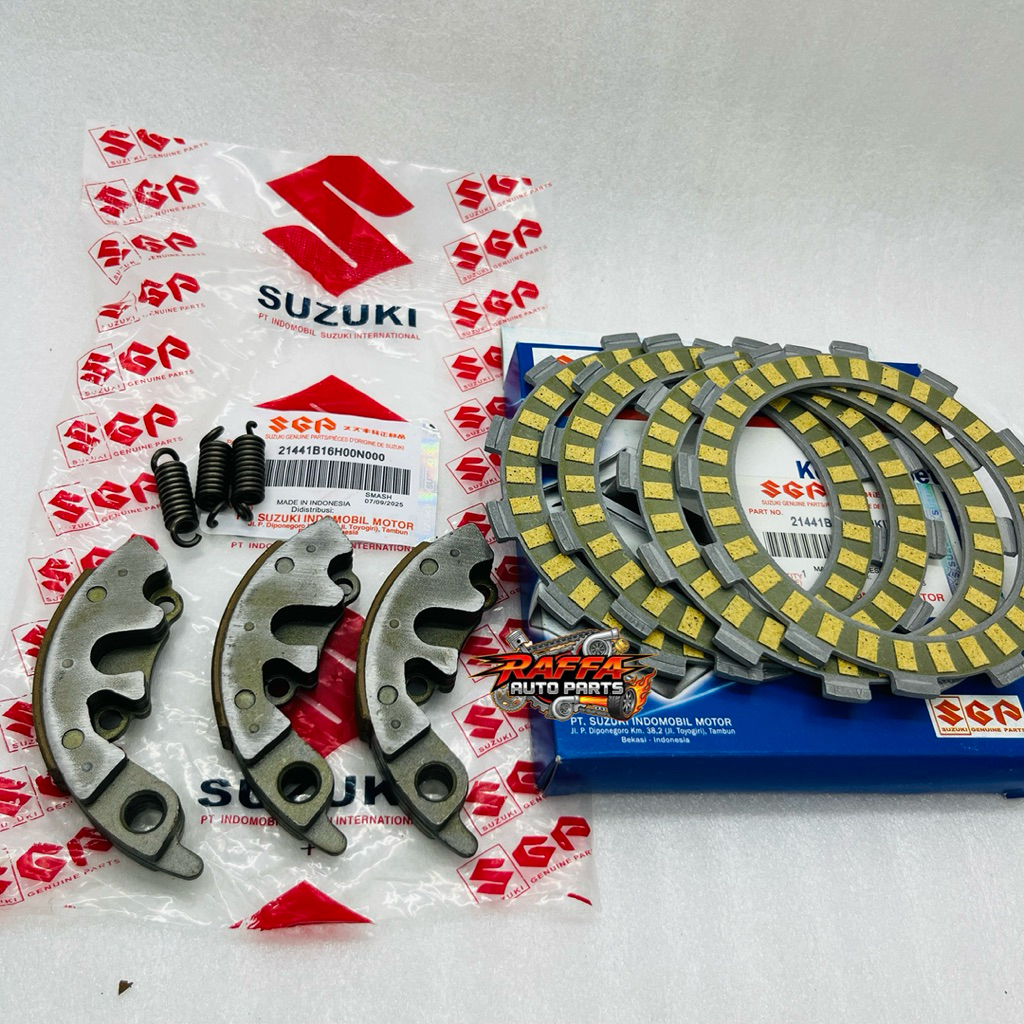 Kampas Ganda + Kampas kopling RACING Suzuki Smash 110 Lama Smash New Smash Titan ori
