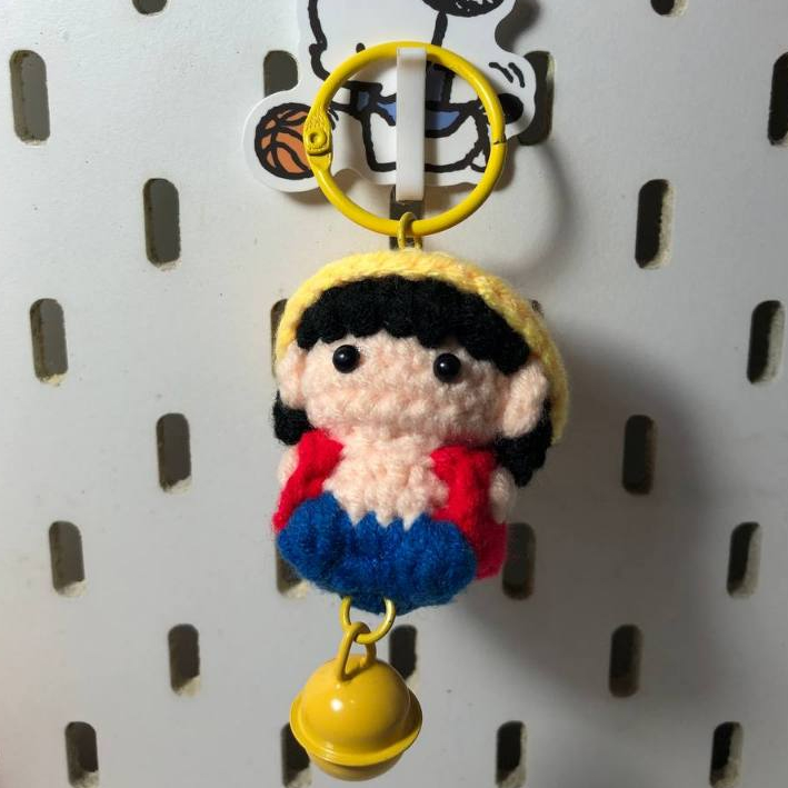 [SITCHU] Mini Doll One Piece - crochet | keychain ganci rajut amigurumi bagcharm luffy zoro nami cho