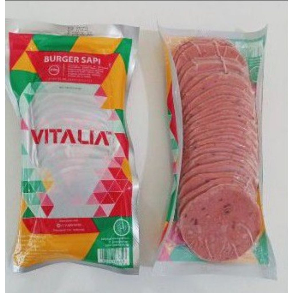 vitalia daging burger 270gr isi 20pcs