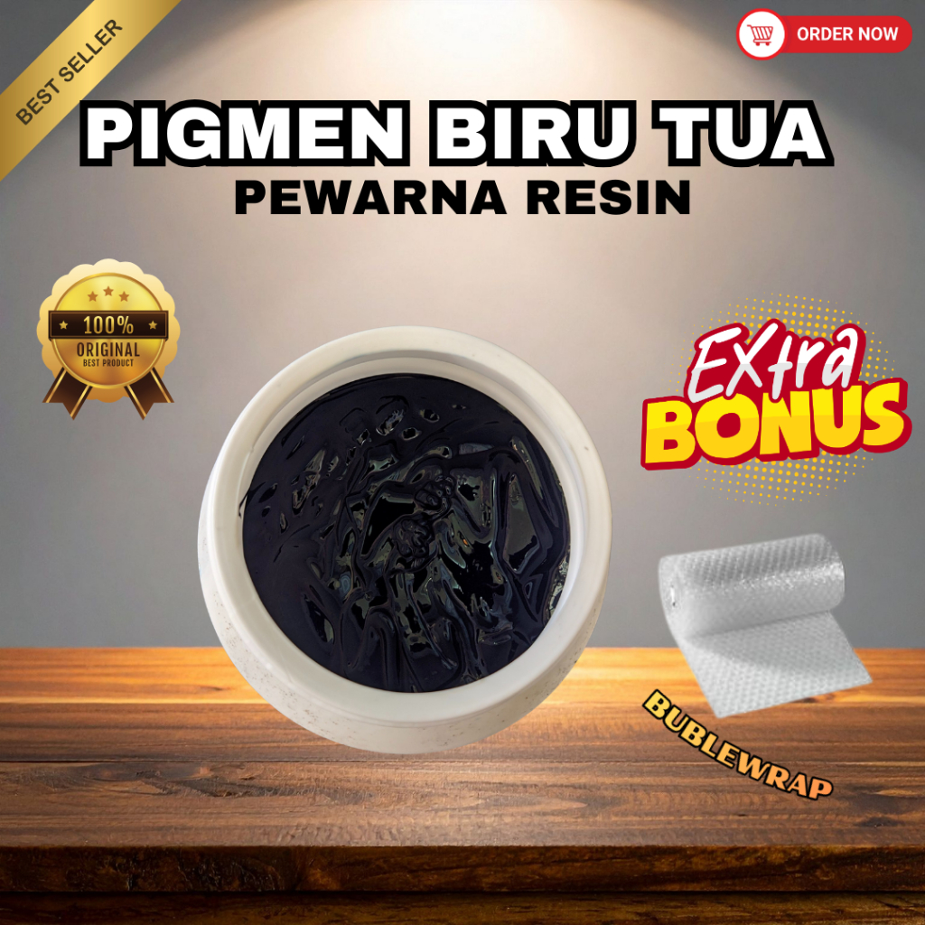 Pigmen Biru Tua Matapel Pewarna Resin - Pasta Resin