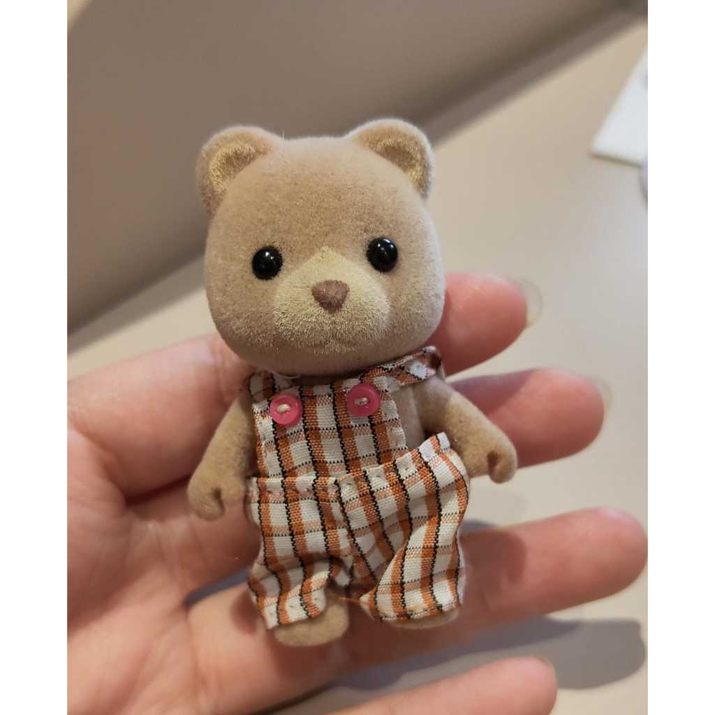 Sylvanian RARE teardrop bear brother vintage