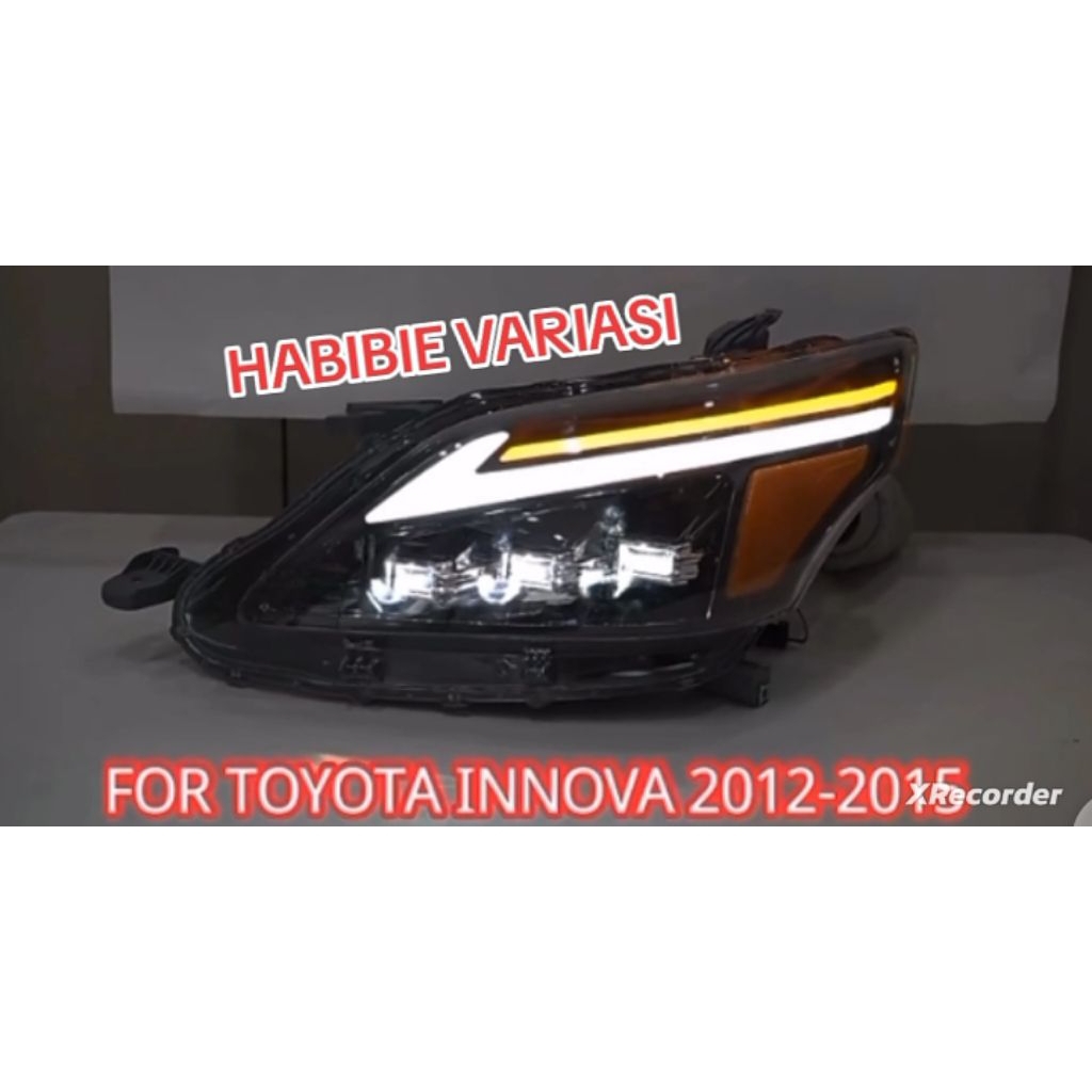 New Headlamp Innova 2012-2015.Lampj Headlamp Innova Barong 2012-2015 New Led Welcome