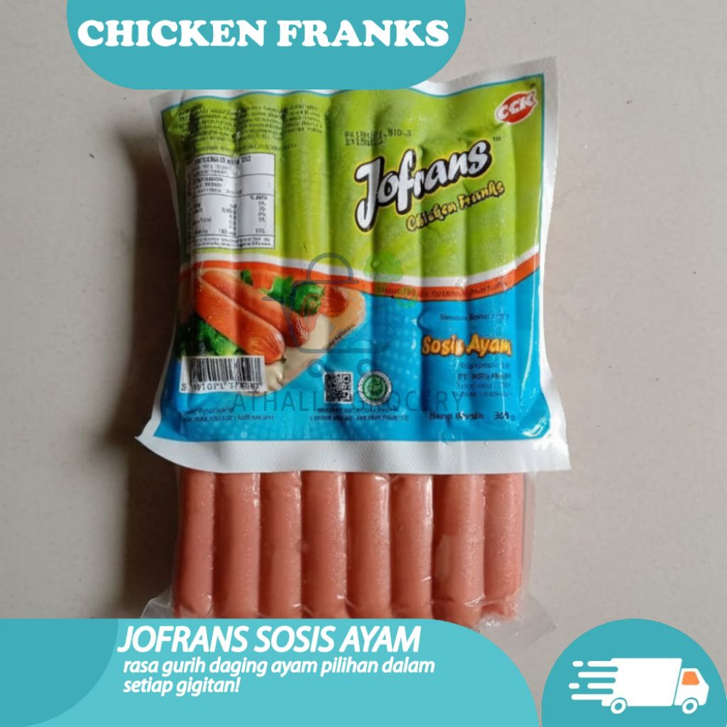Jofrans Sosis Ayam 300g Chicken Franks Rasa Gurih Daging Ayam Pilihan Dalam Setiap Gigitan