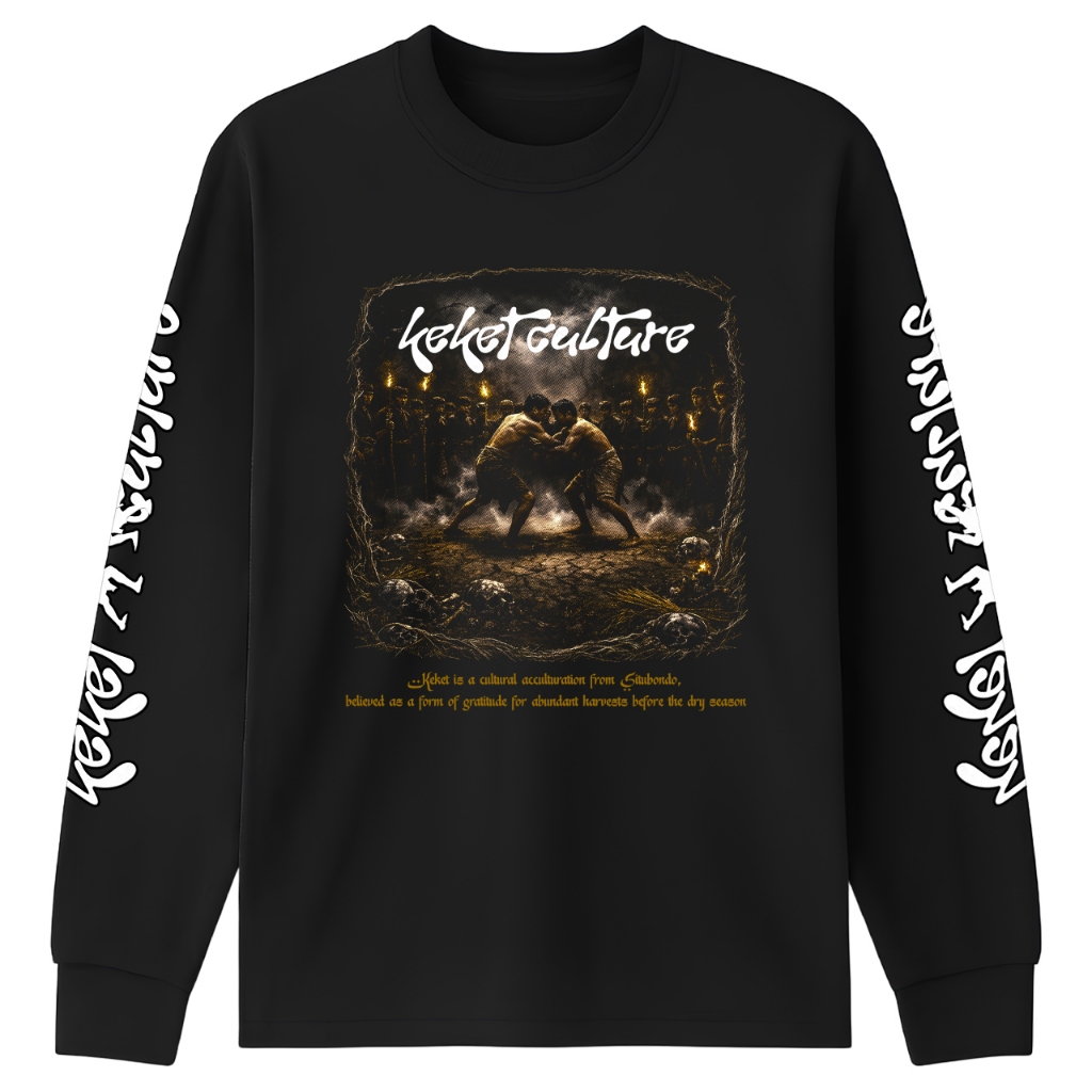 KAOS KEKET CULTURE - Rumbink Kaos Panjang [Sablon Longsleeve | Mellok Series] Kaos kata-kata Madura
