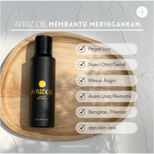Ayriz Oil 100ml – Minyak Terapi Otot & Persendian