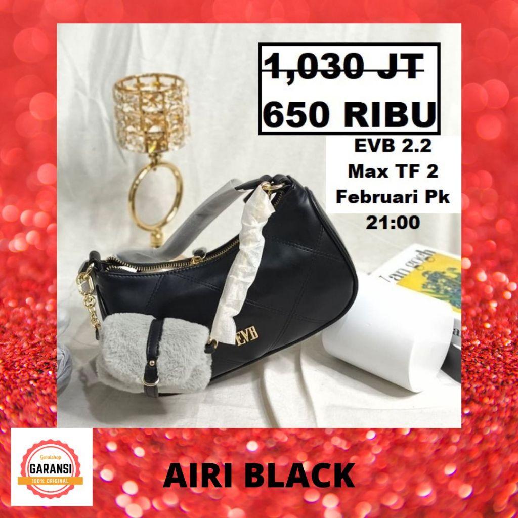 Tas selempang wanita SALE EVB seri AIRI 100% Original