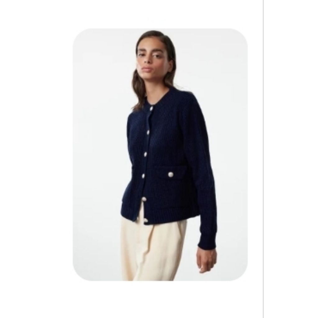 Trendyol Sweater Wanita Navy
