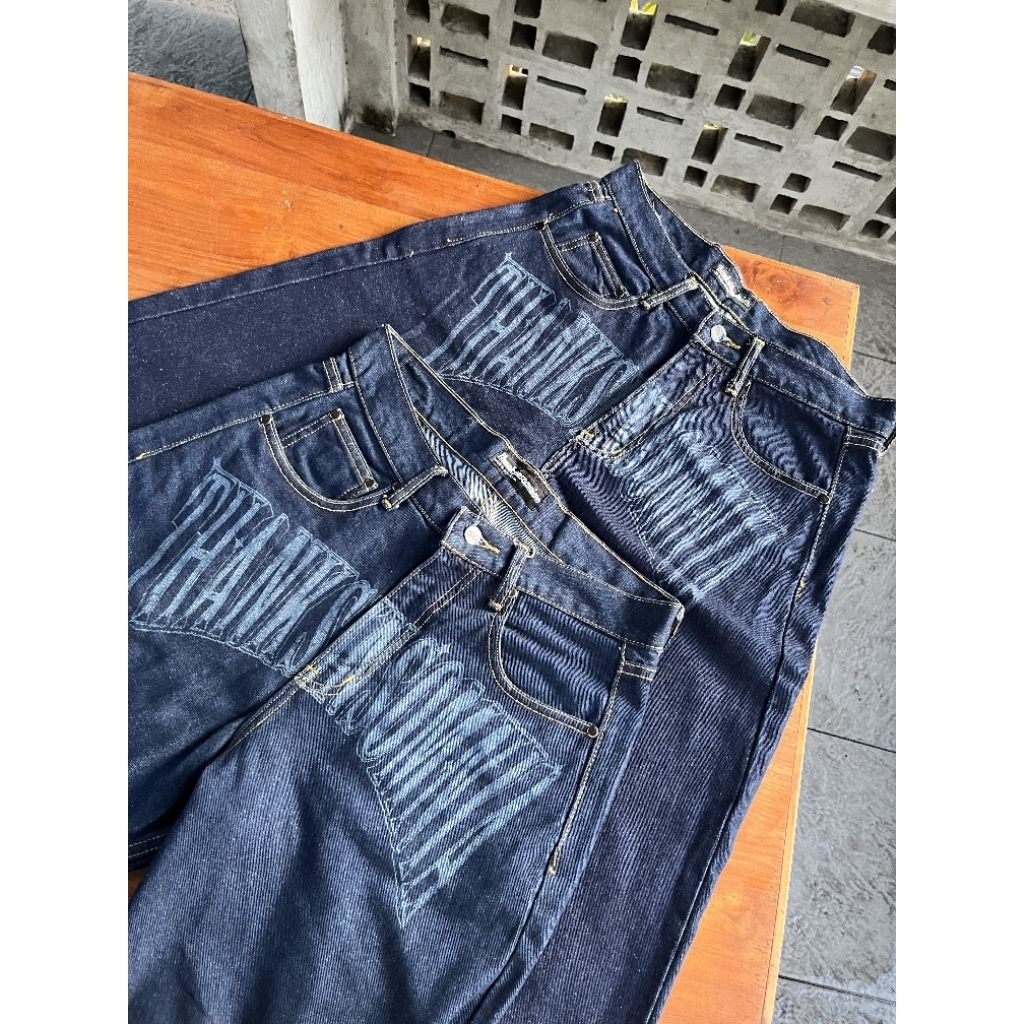 Denim Pants Draelle Arch Indigo Blue Thanksinsomnia