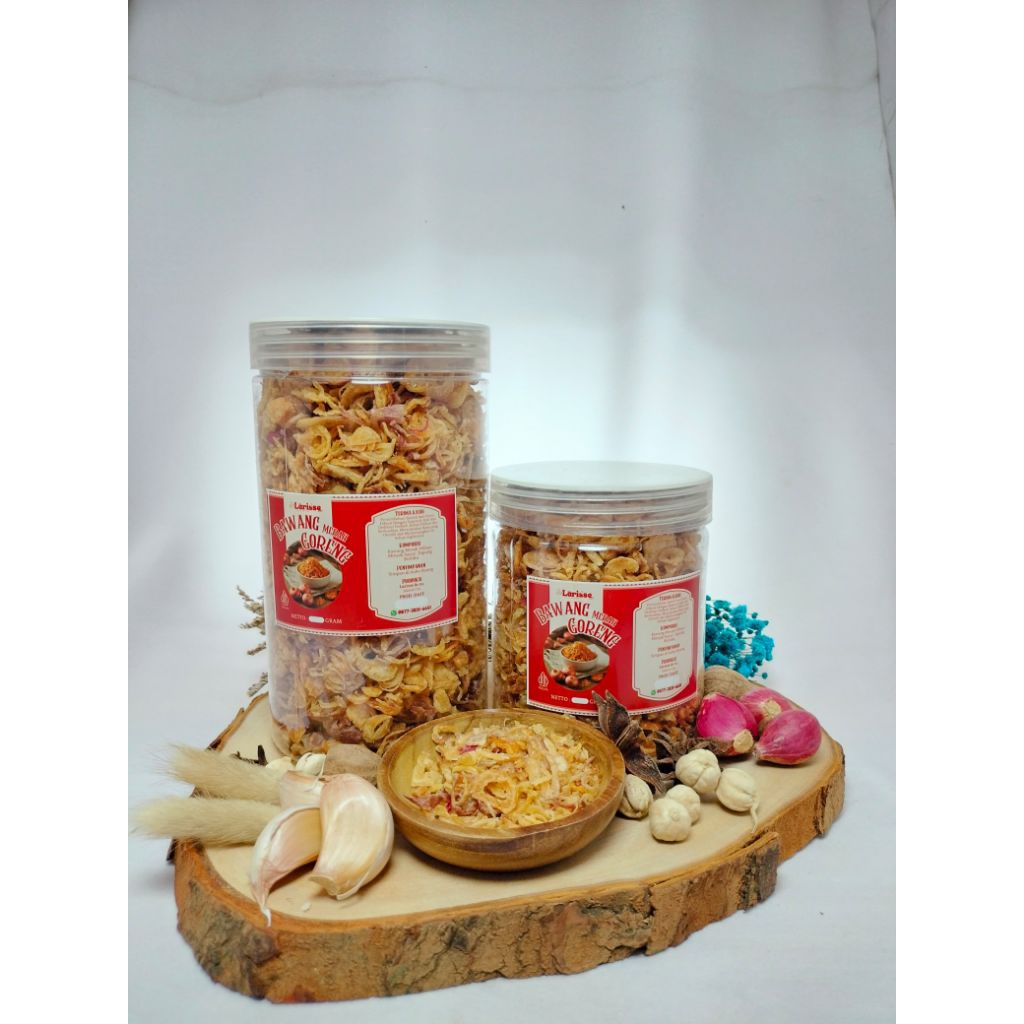 BAWANG GORENG BREBES PREMIUM GRADE A++ TANPA KULIT RENYAH GURIH MANIS