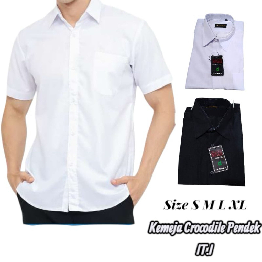 Kemeja Pria Slim fit Lengan Pendek