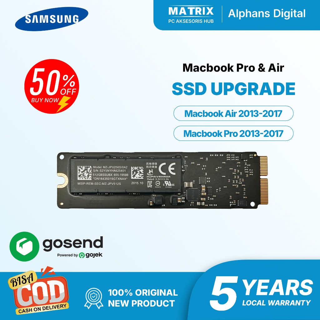 Macbook Upgrade SSD 512GB/1TB Macbook Pro Retina 2013-2015 / Macbook Air 2013-2017