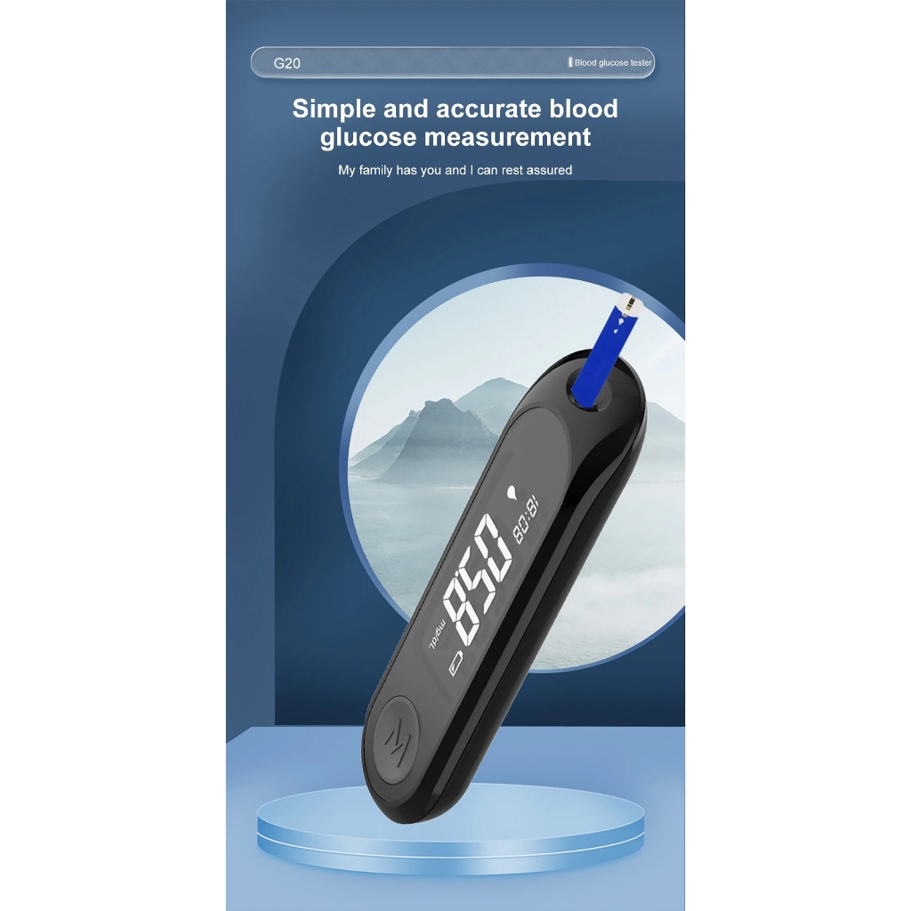 Alat Cek Gula Darah ELECTRON Glucometer 50 Test Strip | Tes Diabetes Akurat