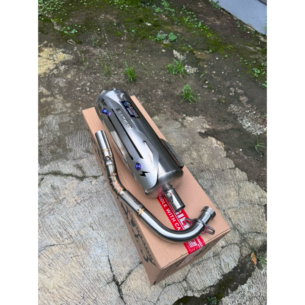 Knalpot Olympus standar racing Mio Stainless