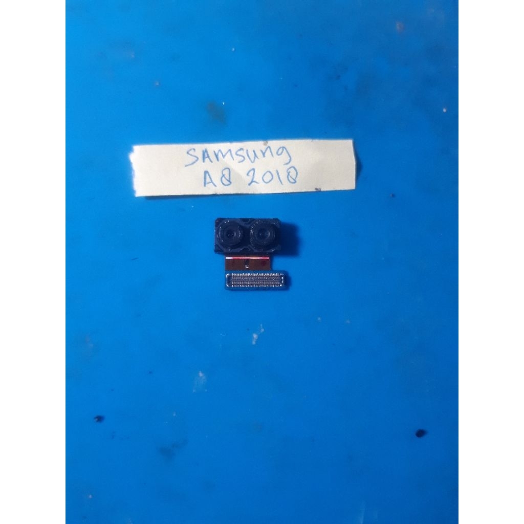 camera depan samsung A8 2018 ori copotan