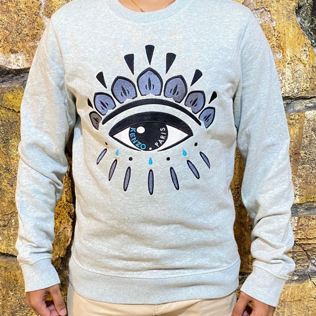 KENZO EYE SWEATSHIRT/ SWEETER MERK KENZO/BAJU KENZO/SWEETER/BAJU SECOND/BAJU KENZO