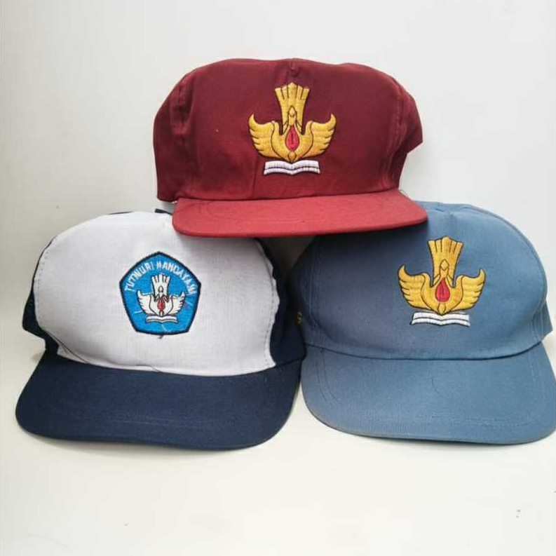 Topi SD SMP SMA / Topi Sekolah / Atribut SD SMP SMA / Atribut Seragam / Perlengkapan Sekolah