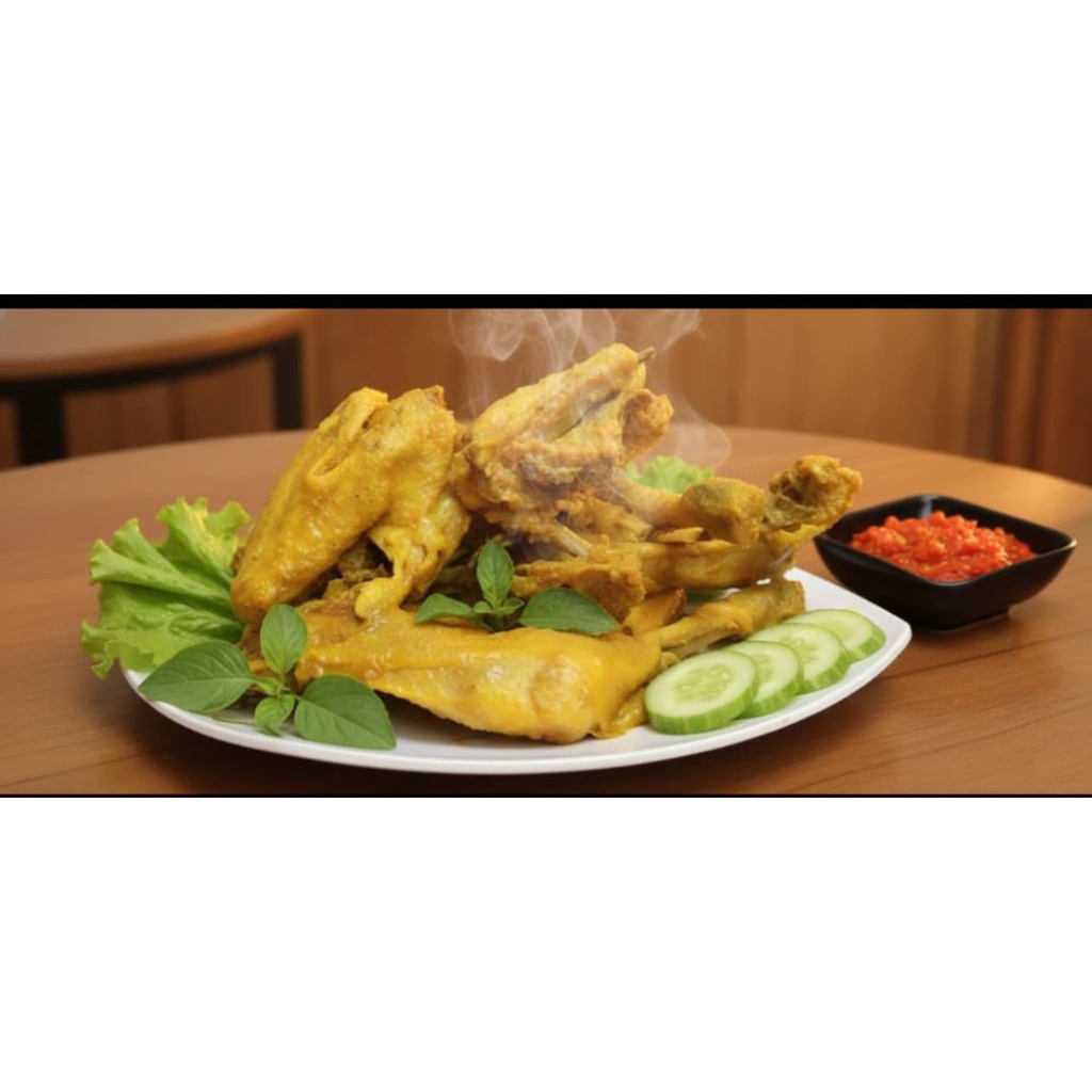 Ayam Kampung Asli Ungkep Goreng - Praktis, Tanpa Pengawet, Sajian Lezat