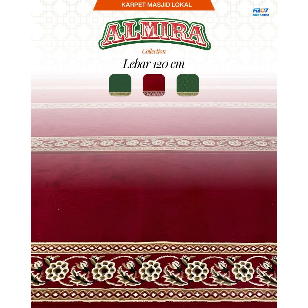 DK - KARPET MASJID AL-MIRA LEBAR BAHAN 120 cm