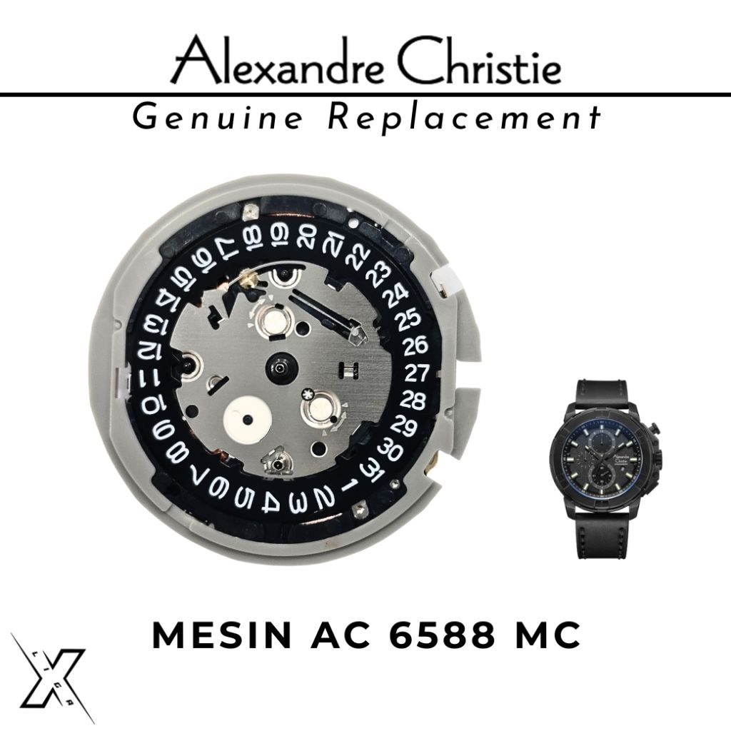 Mesin Original Alexandre Christie AC 6588 MC Genuine Replacement