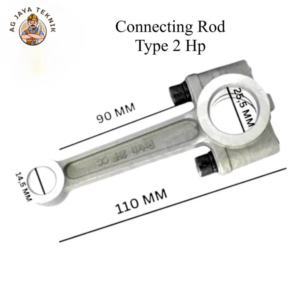 Conrod Stang Piston Stang Seher Kompresor Type 2 Hp