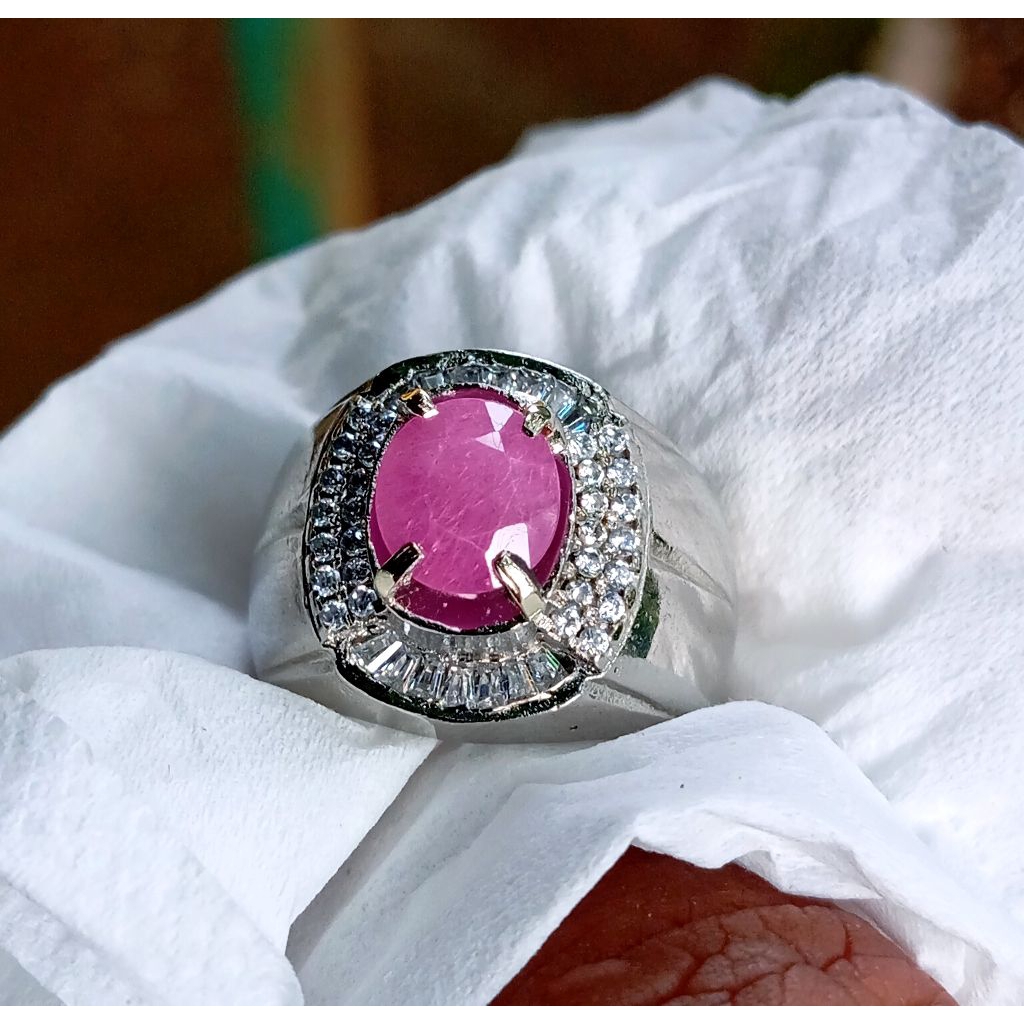 ruby burma sertifikat besar