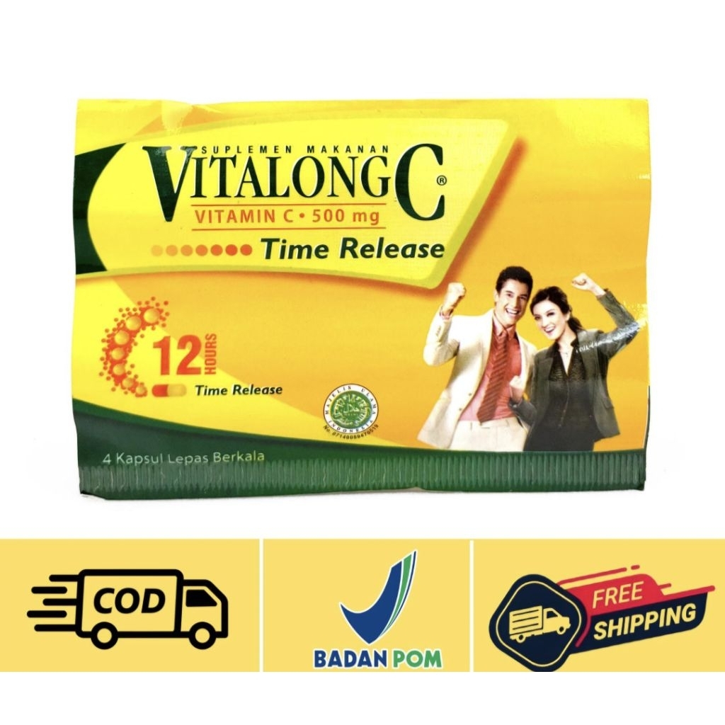 VITALONG C STRIP dan Vitalong ZINC Strip isi 4