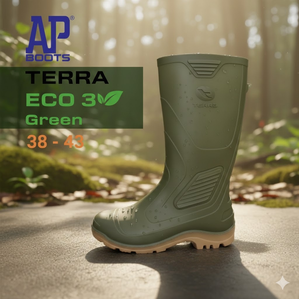Sepatu AP Boots Terra Eco 3 Hijau Original