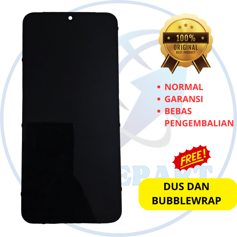 LCD hp Samsung A16 6g plus frame - asli original copotan cabutan bawaan